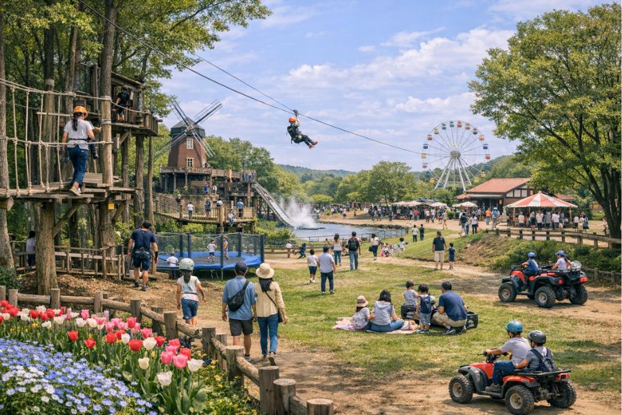 イバライド混雑状況　駐車場　渋滞　平日　GW　年末年始　連休　平時　土日