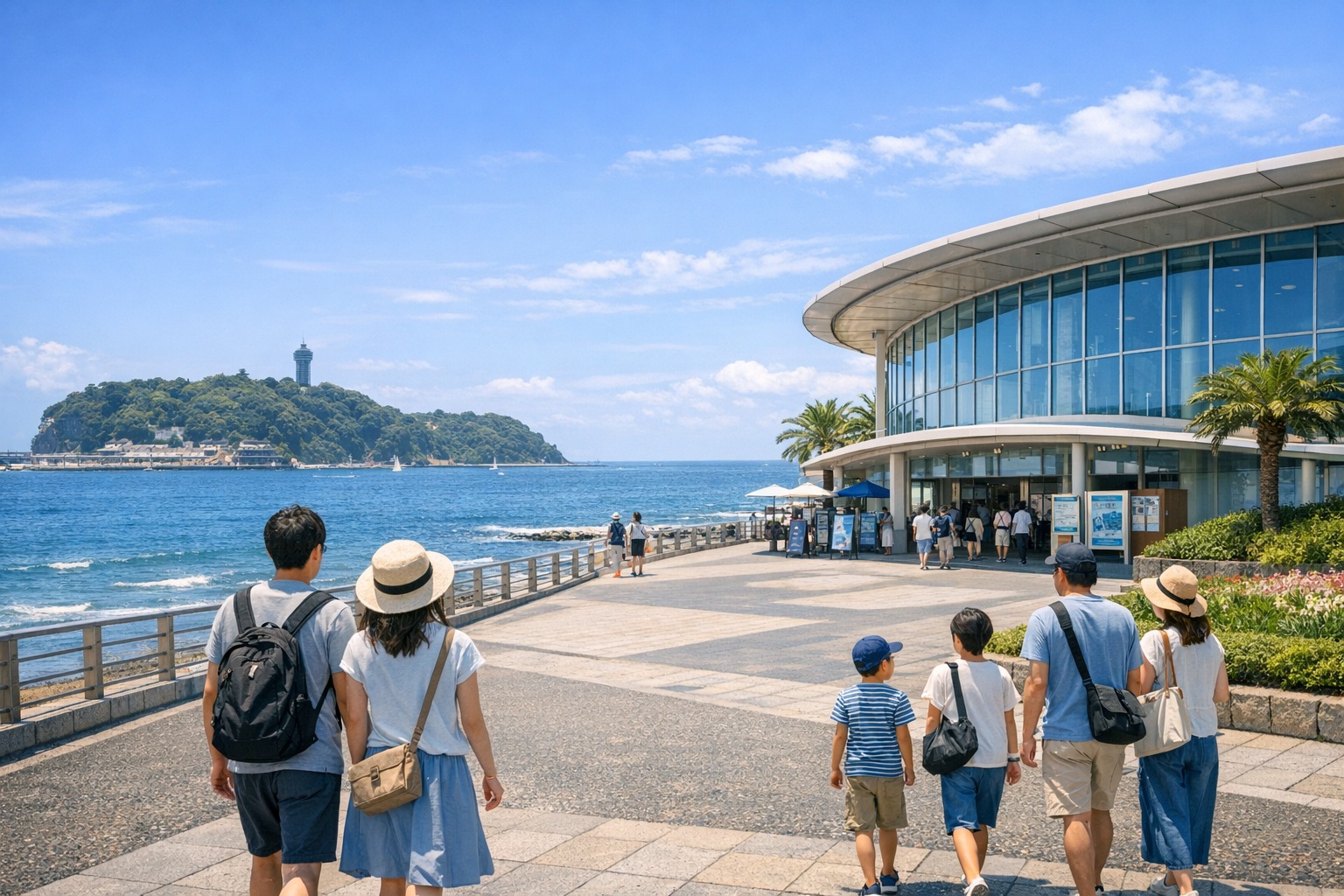 江の島水族館　混雜状況　GW　土日　年末年始　夏休み　お盆　
