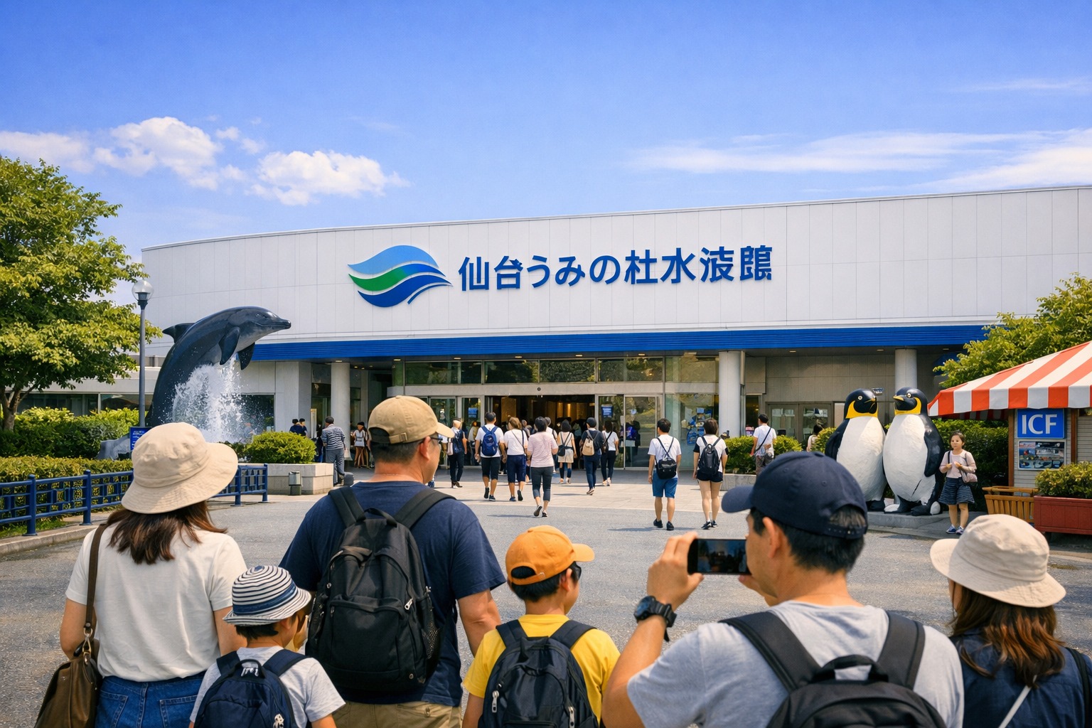 仙台うみの杜水族館　所要時間　混雜　どれくらい