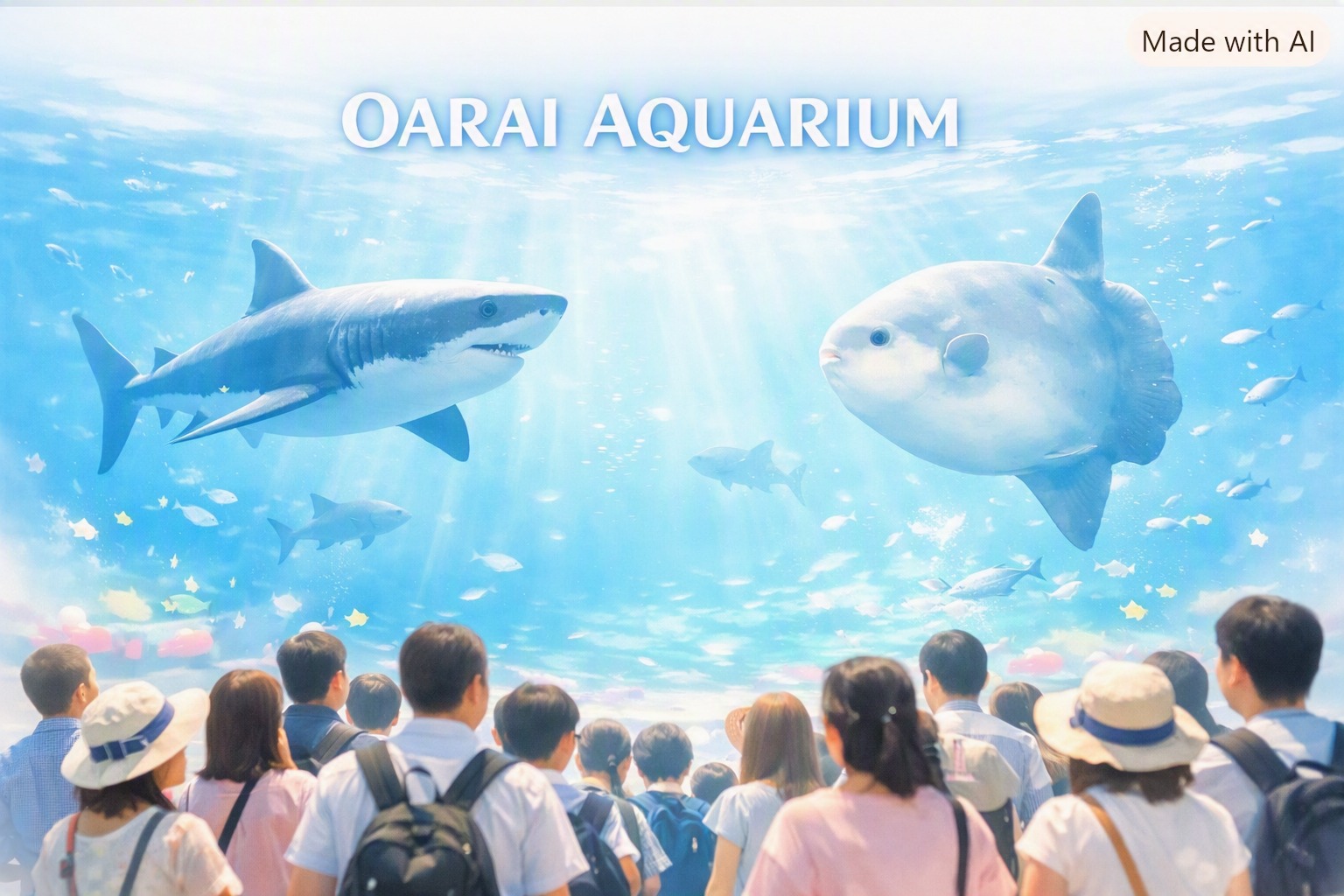 アクアワールド大洗　大洗水族館　混雑状況　お盆　夏休み　GW　土日　平日